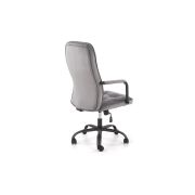 Scaun birou hm colin, stofa tip catifea, ergonomic, cadru polipropilena, mecanism de balans, rotire 360°, 100 kg, gri drm9662