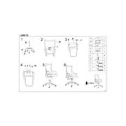 Scaun birou cu mesh hm loreto, ergonomic, suport lombar, baza polipropilena, mecanism de balans, inaltime reglabila, material respirabil, 100 kg, negru drm9905