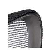 Scaun birou cu mesh hm loreto, ergonomic, suport lombar, baza polipropilena, mecanism de balans, inaltime reglabila, material respirabil, 100 kg, negru drm9905