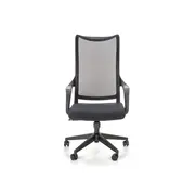 Scaun birou cu mesh hm loreto, ergonomic, suport lombar, baza polipropilena, mecanism de balans, inaltime reglabila, material respirabil, 100 kg, negru drm9905