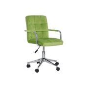 Scaun birou copii off 328v, ergonomic, catifea, inaltime reglabila, rotativ, 80 kg drm9029