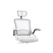 Scaun birou sl q831, mesh, mecanism de balans, cotiere reglabile, rotatie 360°, suport lombar, 100 kg,  gri drm9703