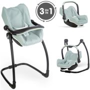 Scaun de masa pentru papusi smoby maxi cosi quinny 3 in 1 albastru hubs7600240239