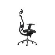 Scaun ergonomic mesh cu tetiera oklahoma negru drm2143