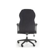 Scaun directorial hm jofrey, gaming, tapiterie stofa, cadru polipropilena, mecanism de balans, cotiere incluse, 100 kg, gri/negru drm8798