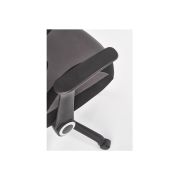 Scaun directorial hm jofrey, gaming, tapiterie stofa, cadru polipropilena, mecanism de balans, cotiere incluse, 100 kg, gri/negru drm8798
