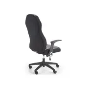 Scaun directorial hm jofrey, gaming, tapiterie stofa, cadru polipropilena, mecanism de balans, cotiere incluse, 100 kg, gri/negru drm8798