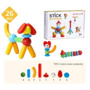 Set de constructie magnetic - stick (26 piese)