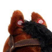 Calut balansoar din plus, Arthur, Cu efecte de miscare a gurii, Cu melodie de cowboy si efect de galop , Baby Mix, Maro Deschis BYN46440