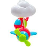 Carusel muzical pentru patut bebelusi, Cu proiectii, Cu 107 melodii si sunete ale naturii, Cu 4 jucarii, Baby Mix, Blue BYN38648