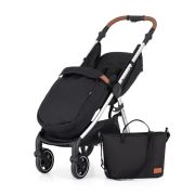 Petite&Mars - Carucior sport, Royal, Include husa pentru scaun, husa pentru picioare, geanta pentru scutece si capotina extensibila, Cu fereastra, Impermeabila, Cu SPF 50, Aluminiu, 0-22 kg, 111 x 57 x 86 cm, Mature Olive BYN466500+566841