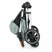 Petite&Mars - Carucior sport, Royal, Include husa pentru scaun, husa pentru picioare, geanta pentru scutece si capotina extensibila, Cu fereastra, Impermeabila, Cu SPF 50, Aluminiu, 0-22 kg, 111 x 57 x 86 cm, Mature Olive BYN466500+566841