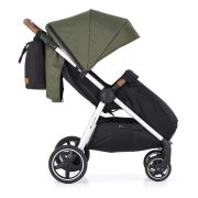 Petite&Mars - Carucior sport, Royal, Include husa pentru scaun, husa pentru picioare, geanta pentru scutece si capotina extensibila, Cu fereastra, Impermeabila, Cu SPF 50, Aluminiu, 0-22 kg, 111 x 57 x 86 cm, Mature Olive BYN466500+566841