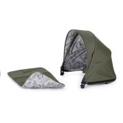 Petite&Mars - Carucior sport, Royal, Include husa pentru scaun, husa pentru picioare, geanta pentru scutece si capotina extensibila, Cu fereastra, Impermeabila, Cu SPF 50, Aluminiu, 0-22 kg, 111 x 57 x 86 cm, Mature Olive BYN466500+566841