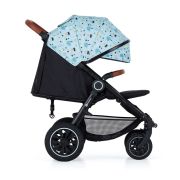 Petite&Mars - Carucior sport, Street+ Air, Include capotina impermeabila Editie limitata, Cu fereastra, husa picioare, cos de bagaje, Cu roti gonflabile, Centura de siguranta in 5 puncte, Pana la 25 kg, 6 luni+, Ocean BYN477500+549860