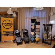 Petite&Mars - Carucior sport, Street+ Air, Include capotina impermeabila Editie limitata, Cu fereastra, husa picioare, cos de bagaje, Cu roti gonflabile, Centura de siguranta in 5 puncte, Pana la 25 kg, 6 luni+, Ocean BYN477500+549860