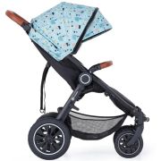 Petite&Mars - Carucior sport, Street+ Air, Include capotina impermeabila Editie limitata, Cu fereastra, husa picioare, cos de bagaje, Cu roti gonflabile, Centura de siguranta in 5 puncte, Pana la 25 kg, 6 luni+, Ocean BYN477500+549860
