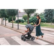 Petite&Mars - Carucior sport, Street+ Air, Include capotina impermeabila Editie limitata, Cu fereastra, husa picioare, cos de bagaje, Cu roti gonflabile, Centura de siguranta in 5 puncte, Pana la 25 kg, 6 luni+, Ocean BYN477500+549860