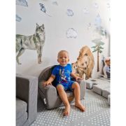 Fotoliul din Spuma pentru Copii Flumi FM3406842 BBJFM3406842_Gri Caprioare