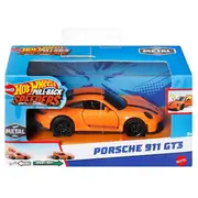 HOT WHEELS MASINUTA METALICA CU SISTEM PULL BACK PORSCHE 911 GT3 SCARA 1:43 VIVMTHPR70_HPR79