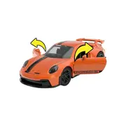 HOT WHEELS MASINUTA METALICA CU SISTEM PULL BACK PORSCHE 911 GT3 SCARA 1:43 VIVMTHPR70_HPR79