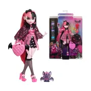 MONSTER HIGH PAPUSA DRACULAURA CU ANIMALUT SI ACCESORII VIVMTHHK51