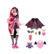 MONSTER HIGH PAPUSA DRACULAURA CU ANIMALUT SI ACCESORII VIVMTHHK51
