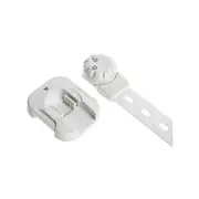 Set 6 sisteme de siguranta multifunctionale reglabile 23.3 cm, cu lacat Iso Trade MY6843 BBJMY6843_Alb