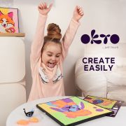 Set pictura cu argila usoara, 29*29 cm - Bunny KRTOK20004
