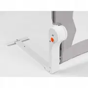 Bariera de protectie pentru pat 180 x 35 x 42 cm nukido 722400 - gri edeedi722400