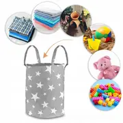 Cos mare pentru depozitarea jucariilor nukido - gri cu stele edeedi740220