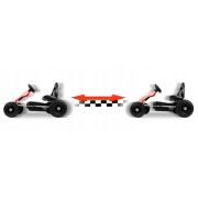 Kart cu pedale si roti gonflabile, varsta 3-7 ani, gokart rk-591 ricokids 759101, rosu edeedi759101