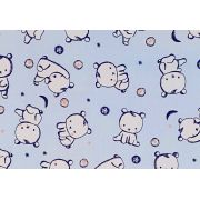 Sac de dormit copii, Baby Bear albastru, din bumbac, 60 cm, 1.5 tog KDEA6015BBA