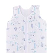 Sac de dormit copii, Somnorosul koala albastru, din bumbac, 130 cm, 1.5 tog KDEA13015KAB