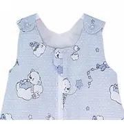 Sac de dormit copii, Ursuletul Martinica albastru, din bumbac, 70 cm, 1.5 tog KDEA7015UMA