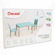 Set masa copii si scaune MyKids 04680/7 Turqoise     00086723