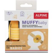 Casti antifonice pentru bebelusi ALPINE Muffy Baby Yellow ALP27495