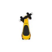 Lionelo - Bicicleta fara pedale, Sammy, Cu 4 roti, Din spuma EVA, Stabila, Manere moi, antiderapante, 12- 36 luni, Greutate maxima suportata 25 kg, Certificata EN 71-1:2014, EN 71-2:2011, EN 71-3:2019, Galben BYNLOE-SAMMY_YELLOW_HONEY