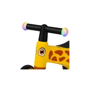 Lionelo - Bicicleta fara pedale, Sammy, Cu 4 roti, Din spuma EVA, Stabila, Manere moi, antiderapante, 12- 36 luni, Greutate maxima suportata 25 kg, Certificata EN 71-1:2014, EN 71-2:2011, EN 71-3:2019, Galben BYNLOE-SAMMY_YELLOW_HONEY