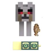 MINECRAFT CRAFT A BLOCK FIGURINA STRONGHOLD HOSTILE WOLF 8CM VIVMTGTP08_HLB26