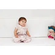 Sac de dormit copii, Loving Bear Pink, din bumbac, 110 cm, 1.5 tog KDEA11015LBP