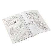 Carte de colorat cu activitati - unicorn