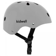 Casca de protectie pentru copii kidwell orix ii, marimea m 52-56 cm - grey mat edeedikaskori07a2