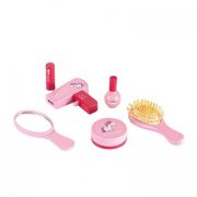 Gentuta de make-up cu 6 elemente din lemn ecotoys ph10c001 edeediph10c001