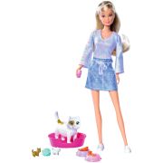 Papusa simba steffi love baby cats 29 cm cu accesorii hubs105733651