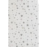 Sac de dormit copii, Ploaie de stele, din bumbac, 95 cm, 1.5 tog KDEA9515PS