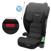 Scaun auto cu isofix 15-36 kg kidwell weston - grey black edeedifosawes04a0