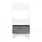 Set de masa cu doua scaune pentru copii ecotoys fh-kr200010 edeedifh-kf200010-white