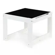 Set de masa cu doua scaune pentru copii ecotoys fh-kr200010 edeedifh-kf200010-white