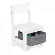 Set de masa cu doua scaune pentru copii ecotoys fh-kr200010 edeedifh-kf200010-white
